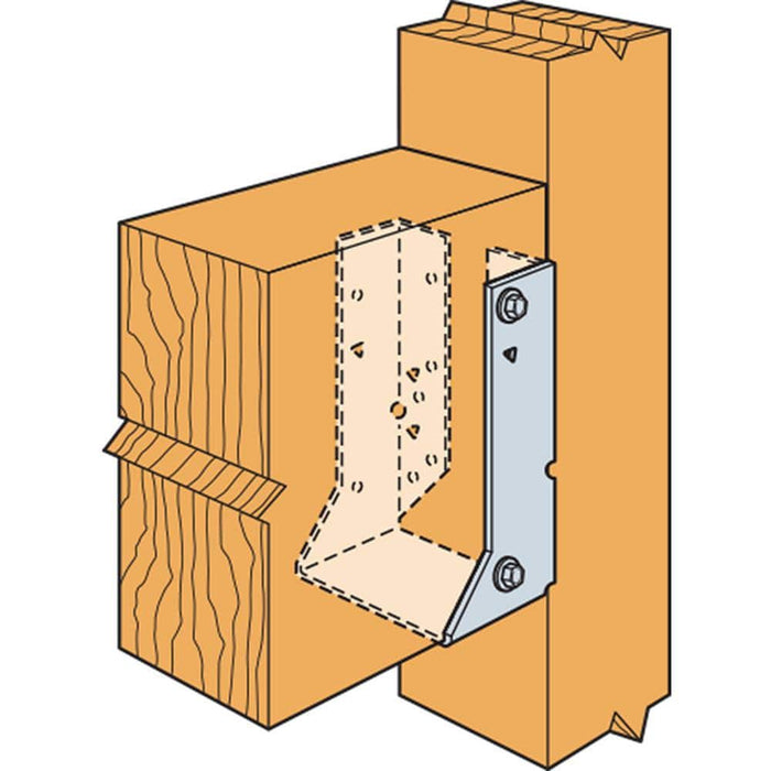 Joist Hanger 4x8 Strong-Tie Face-Mount Concealed-Flange Galvanized HUC 2