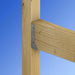 Joist Hanger 4x8 Strong-Tie Face-Mount Concealed-Flange Galvanized HUC 3