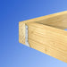 Joist Hanger 4x8 Strong-Tie Face-Mount Concealed-Flange Galvanized HUC 4