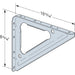 Wood Connector 9 in. x 11 in. Strong-Tie Shelf Bracket Galvanized 5