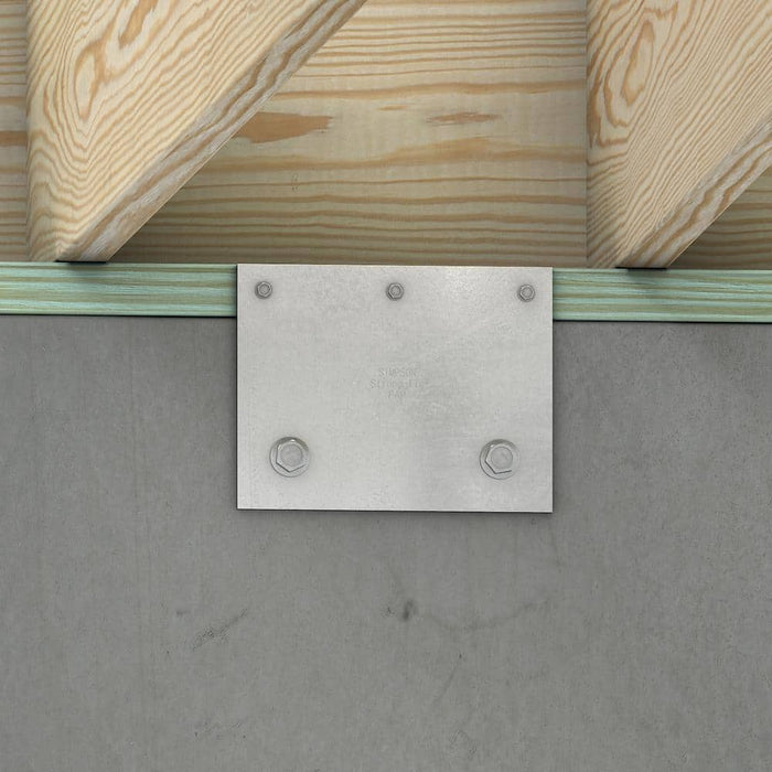 Wood Connector 7 in. x 9 in. Strong-Tie Foundation Anchor Galvanized 2