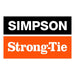 Wood Connector 3 in. x 3 in. Strong-Tie Slotted Bearing Plate BPS 3