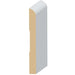 MDF Bullnose 9/16 in. x 5-1/2 in. x 16 ft. Primed 354MUL for interior finishing and trim work.