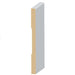 MDF Base Moulding 1/2 in. x 7-1/4 in.x 16 ft. Primed 387MUL-7 side view showing profile and finish.