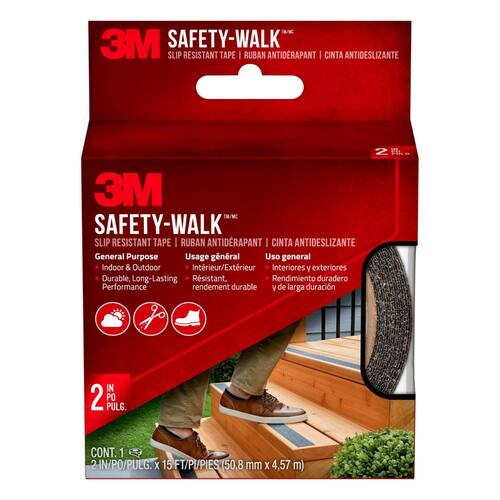 Safety Walk Step and Ladder Tread Tape, 2 in. x 15 ft.