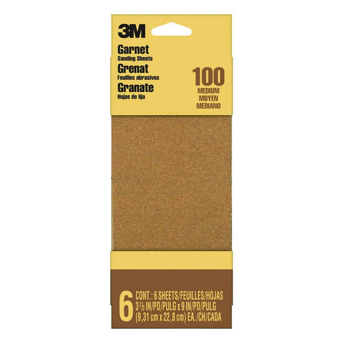 Sandpaper Sheets 180-Grit 9 in. x 3-2/3 in. (6-Pack) 4