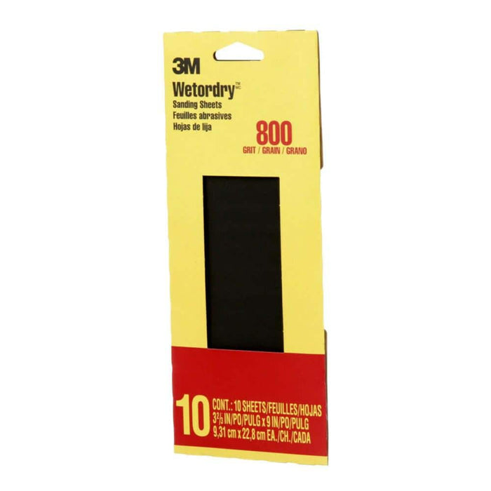 Sandpaper Sheets 800-Grit 9 in. x 3-2/3 in. (10-Pack) 3