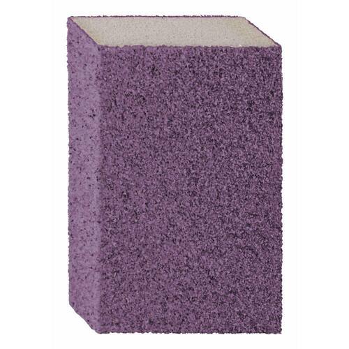 Edge Detailing Dual Angle Sanding Sponge, Grit 220, Pro Grade Precision, 2.875 in. x 4.5 in. x 1 in.