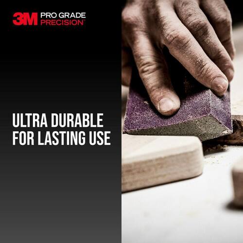 Edge Detailing Dual Angle Sanding Sponge, Grit 220, Pro Grade Precision, 2.875 in. x 4.5 in. x 1 in.