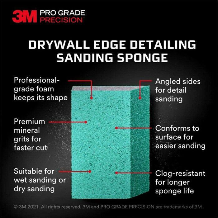 Sanding Sponge 120-Grit 4-1/2 in. x 2-1/2 in. x 1 in. Single Angle 2