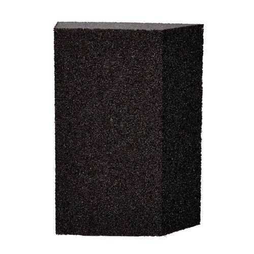 Sanding Sponge, Single Angled, Fine-Grit, 120, 2-7/8 in. x 4-7/8 in. (3 Sponge-Pack)