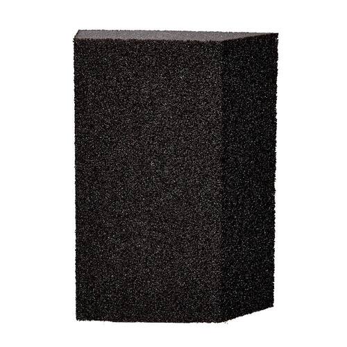 Sanding Sponge, Single Angled, Medium-Grit, 80, 2-7/8 in. x 4-7/8 in. (3 Sponge-Pack)