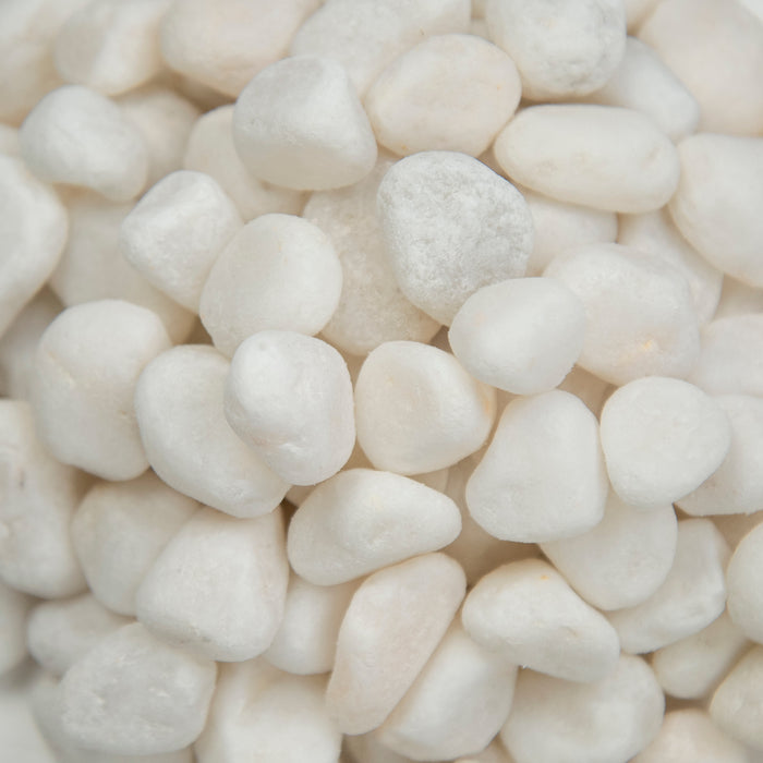 Landscape Pebbles 1/2 in. - 3 in. White 0.4 cu.ft. 30 lb 2