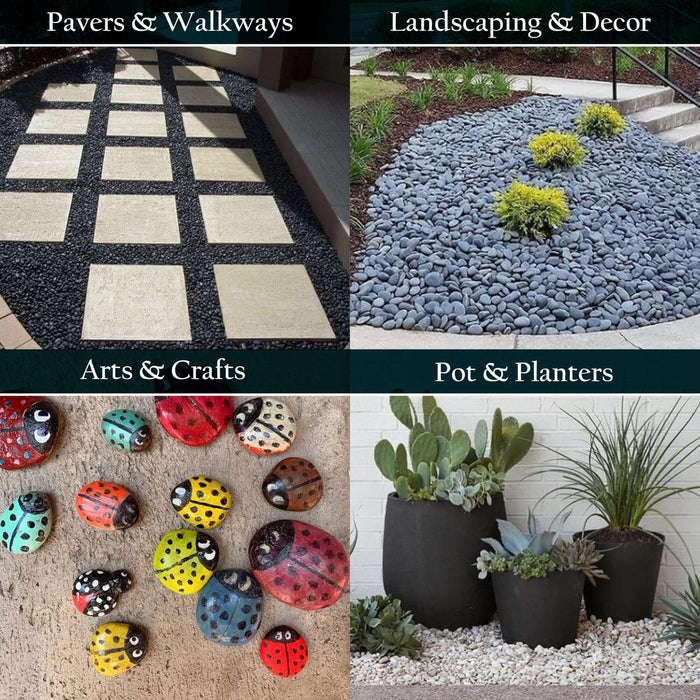Landscape Rocks 1/4 in. - 1/2 in. White 0.4 cu.ft. 30 lb 10