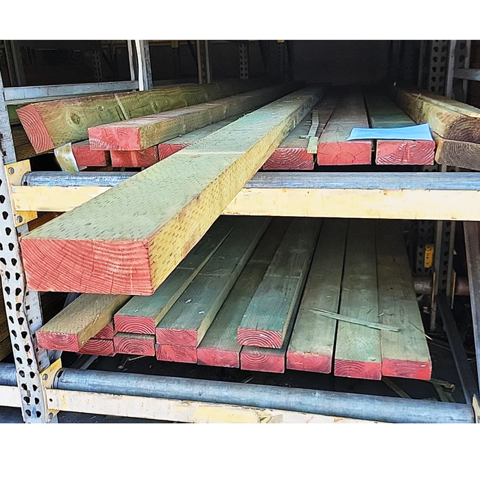 Borate Treated Lumber 3 in. x 6 in. Green Stain, AG Supply Ontime