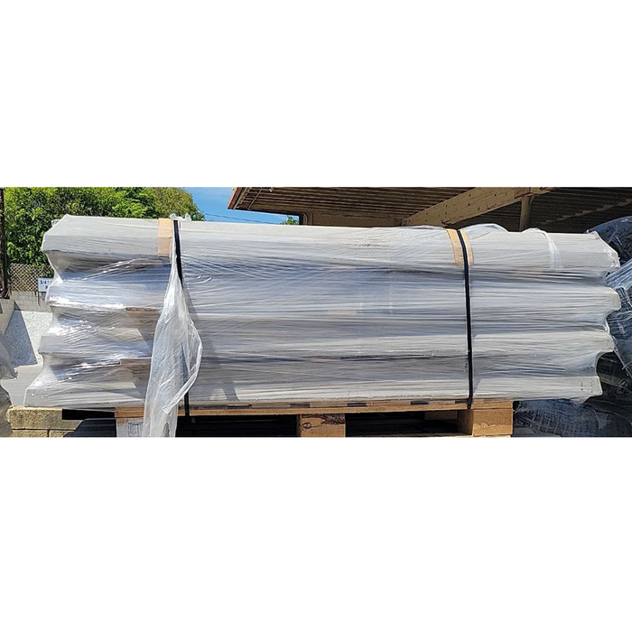 Heavy-Duty Grey Wheel Stop – 6-Foot Concrete Parking Block Pallet