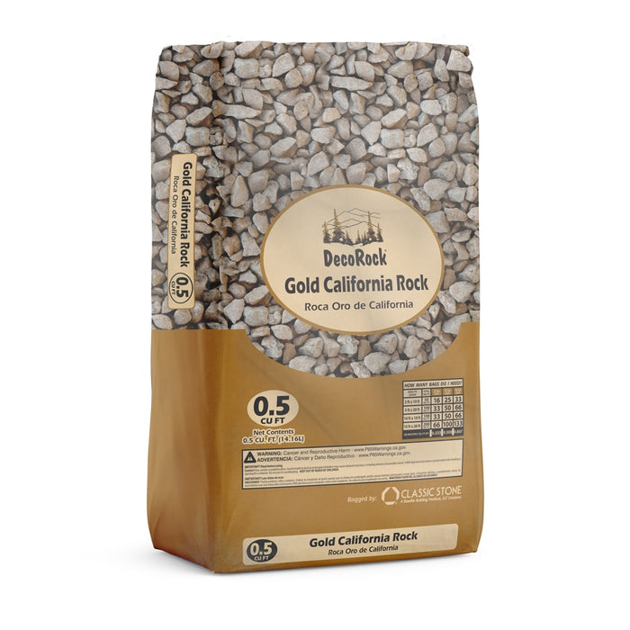 Landscape Rocks 1/2 in. - 3 in. Gold California 0.5 cu.ft. 39 lb