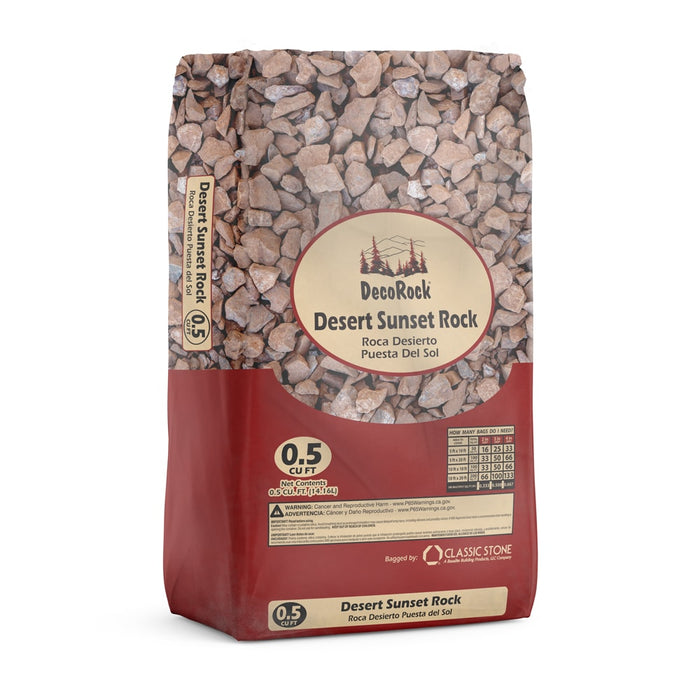 Landscape Rocks 1/2 in. - 3 in. Desert Sunset 0.5 cu.ft. 40 lb