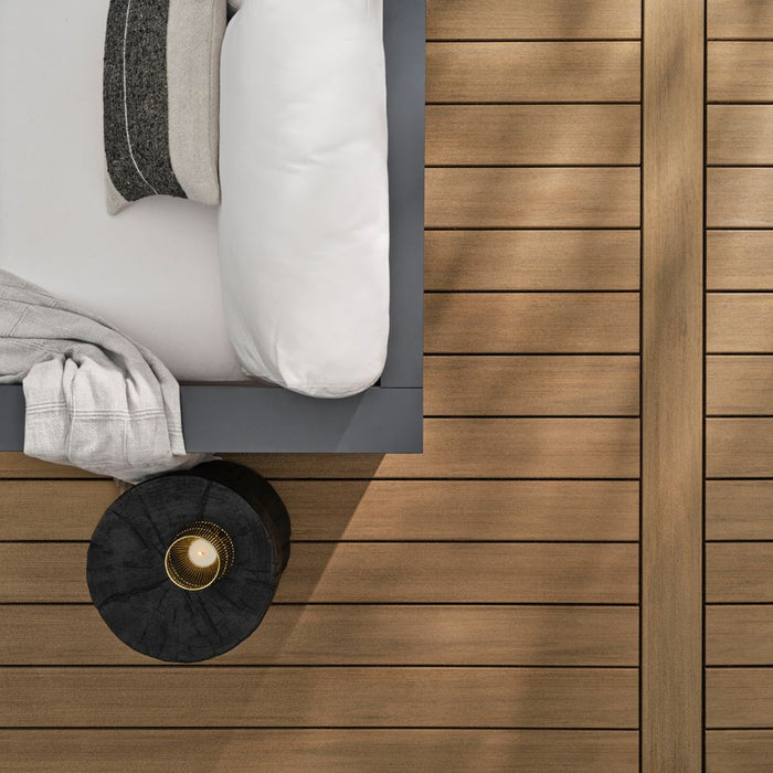 Composite Decking 1 in. x 6 in. x 16 ft. Coconut Husk Grooved Edge Prime+ Board 2