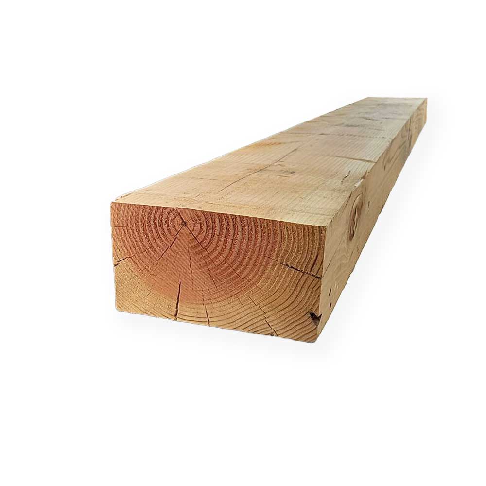 Framing Beam 6 in. x 10 in. x 18 ft. #1 & BTR Green S4S Douglas Fir