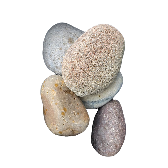 Landscape Pebbles 3 in. - 5 in. Mixed Mexican Beach 75 lb NoBG
