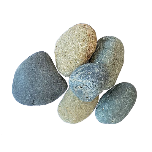Landscape Pebbles 3 in. - 5 in. Mixed Mexican Beach 75 lb closer
