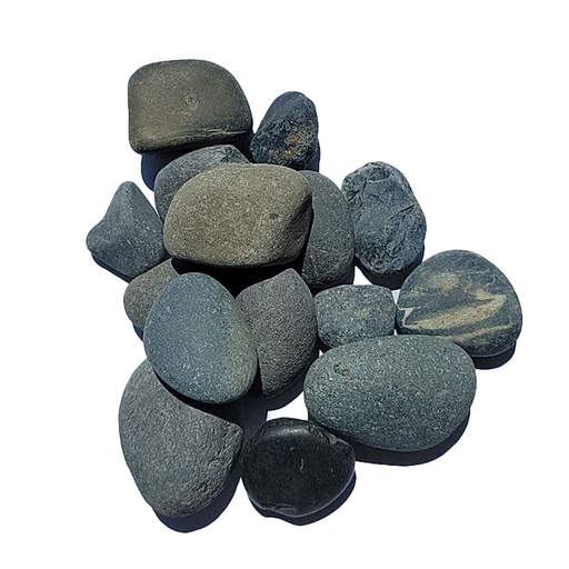 Landscape Pebbles 1/2 in. - 1 in. Black Mexican Beach 75 lb