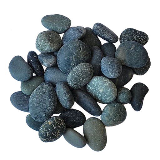 Landscape Pebbles 3/8 in. - 5/8 in. Black Mexican Beach 75 lb 1