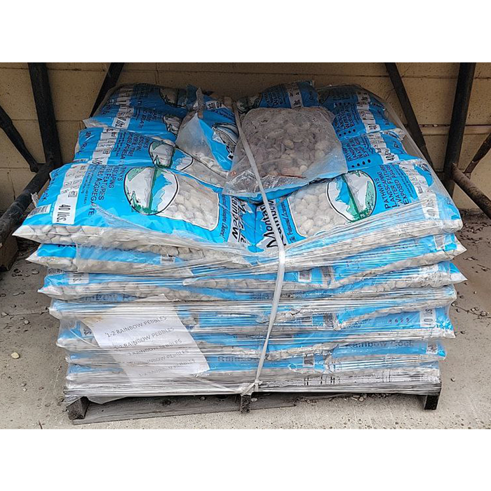 Landscape Rocks 1/2 in. - 3/4 in. Red Lava Rock 36 lb Pallet