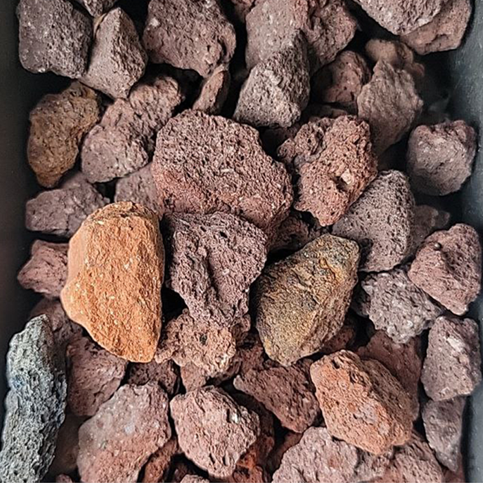 Landscape Rocks 1/2 in. - 3/4 in. Black Lava Rock 36 lb