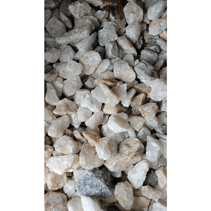 Landscape Rocks 1/4 in. - 1/2 in. White White Rocks 80 lb more