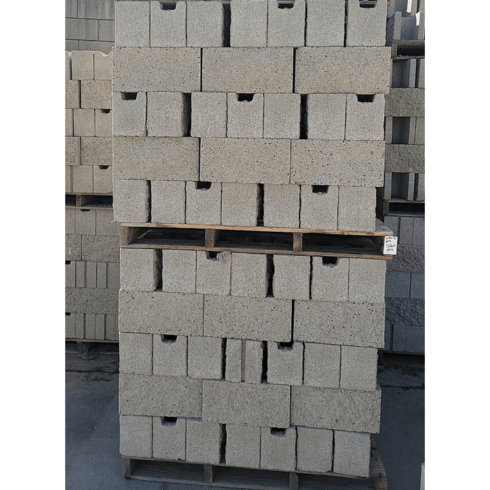 6in Partition Block Wall Block 6 in. x 8 in. x 16 in. Grey S1S Split Concrete Delivery