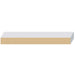 MDF S4S Moulding 11/16 in. x 7-1/4 in. x 16 ft. Primed 751M side view showing primed surface.