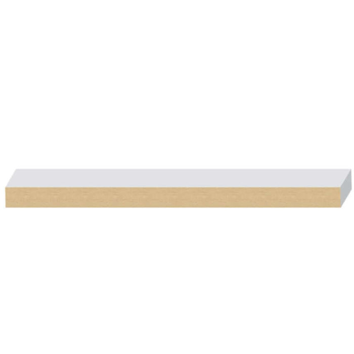 MDF S4S Moulding 11/16 in. x 11-1/4 in. x 16 ft. Primed 753M on a white background.