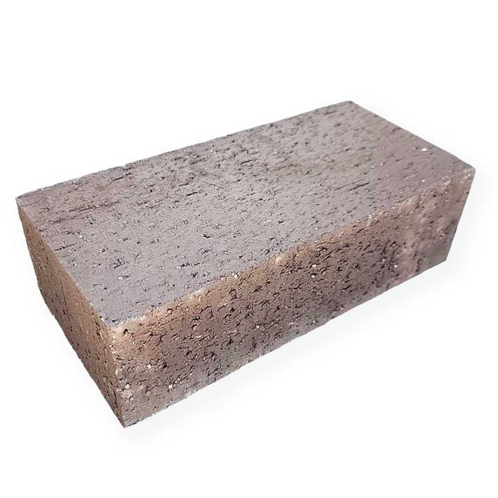 Paver 3-5/8 in. x 7-5/8 in. x 2-1/4 in. Modular Solid Brown Flashed Clay