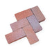 Paver 3-5/8 in. x 7-5/8 in. x 2-1/4 in. Modular Solid Red Flashed Clay 2