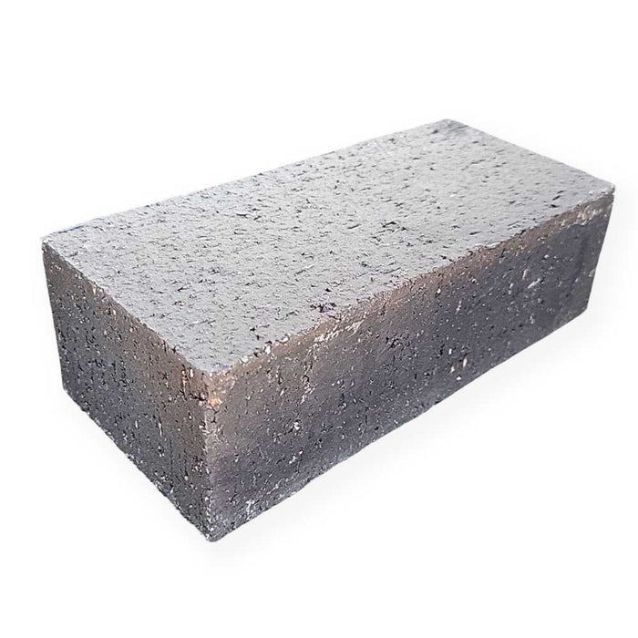 Paver 3-5/8 in. x 7-5/8 in. x 2-1/4 in. Modular Solid Dark Ironspot Clay