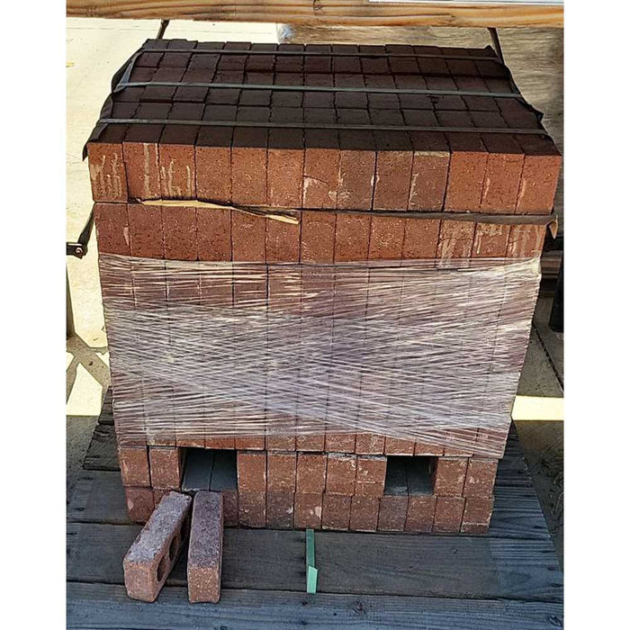 Clay Brick 3-5/8 in. x 2-1/4 in. x 7-5/8 in. Stoneybrook Kord Pallet