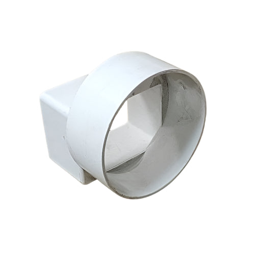 AdapterPVC2in.x3in.x4in.toPipe4in.DownspoutS_D1