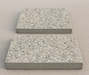 Bright White Aggregate Concrete Stepping Stone – Smooth, Textured Surface for Outdoor Walkways