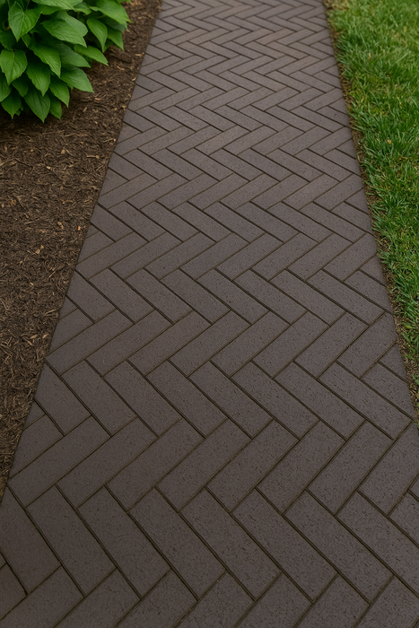 Pacific Clay Split Paver – Earthy Brown Finish for Patios