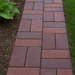 Pacific Clay Split-Face Paver – Deep Burgundy Finish