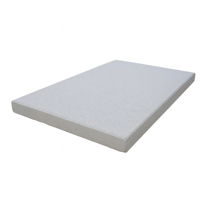 Stepping Stone 18 in. x 36 in. x 2 in. Granada White Concrete Veranostone Paver