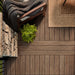 Composite Decking 1 in. x 6 in. x 16 ft. English Walnut Square Edge Board