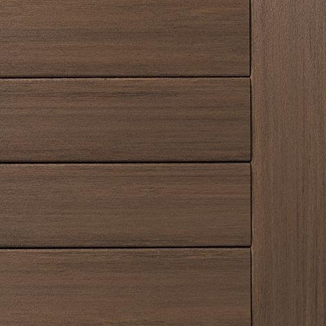 Composite Decking 1 in. x 6 in. x 16 ft. English Walnut Square Edge Board