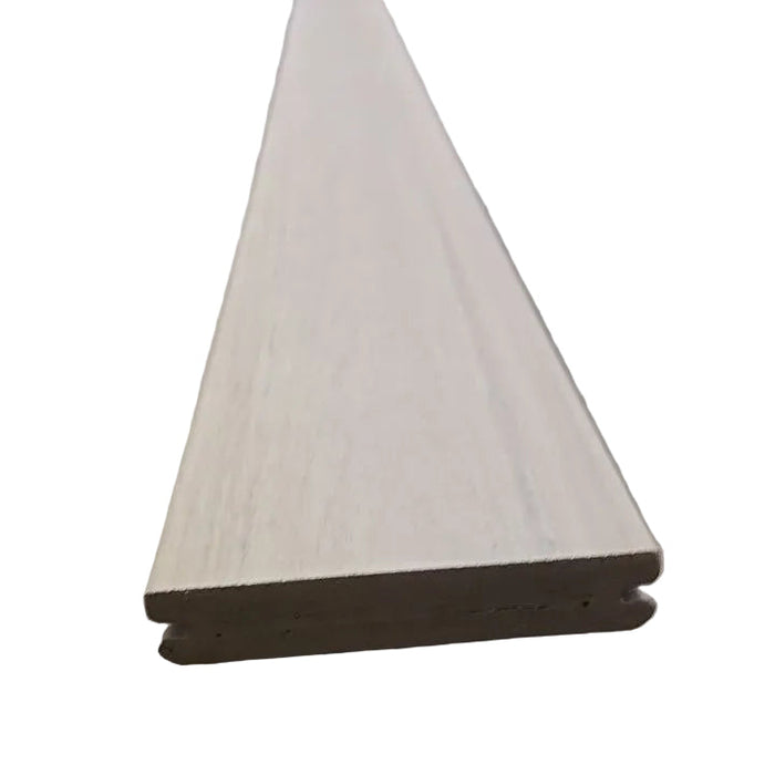 Composite Decking 1 in. x 6 in. x 16 ft. French White Oak Grooved Edge Board