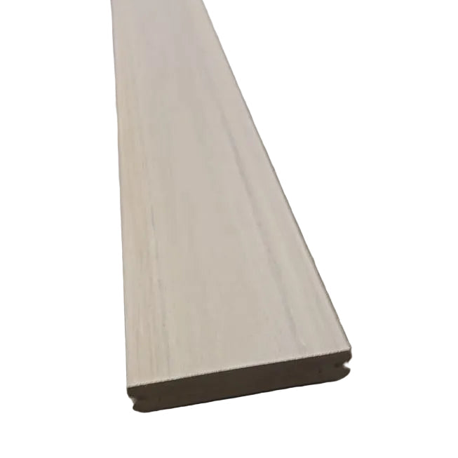 Composite Decking 1 in. x 6 in. x 16 ft. French White Oak Grooved Edge Board