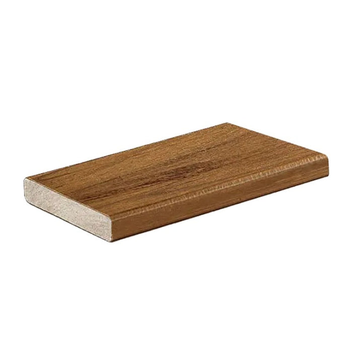 Composite Decking 1 in. x 6 in. x 20 ft. Tigerwood Square Edge Board 