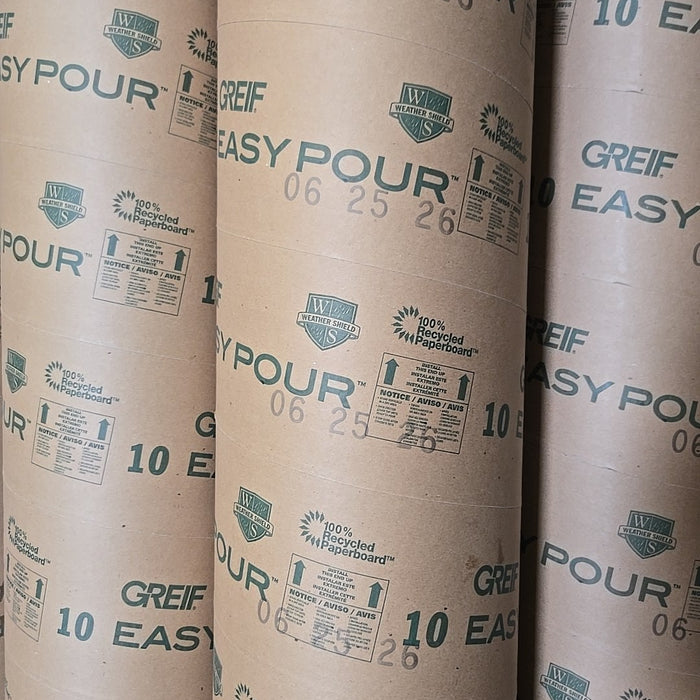 Concrete Form 10 in. x 12 ft. Cardboard Column Tube
