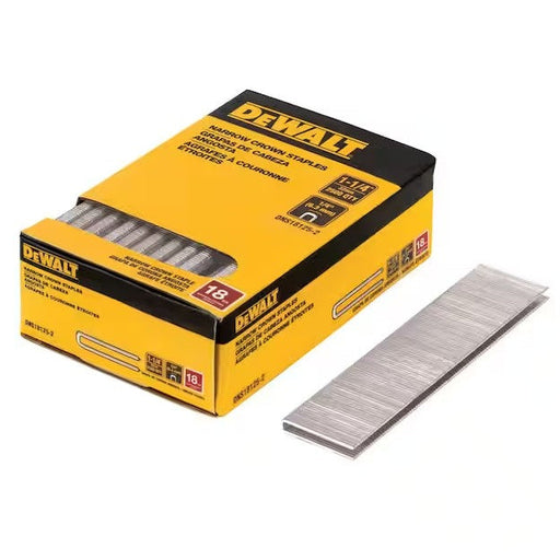 Crown Staple 1/4 in. x 1-1/4 in. 18-Gauge Glue Collated  (2500 Pieces)